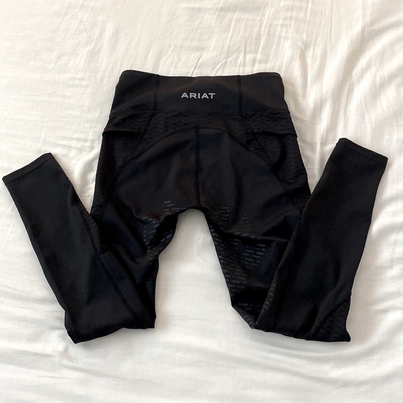 Ariat Ascent Half Grip Riding Tights - Picture 4 of 7